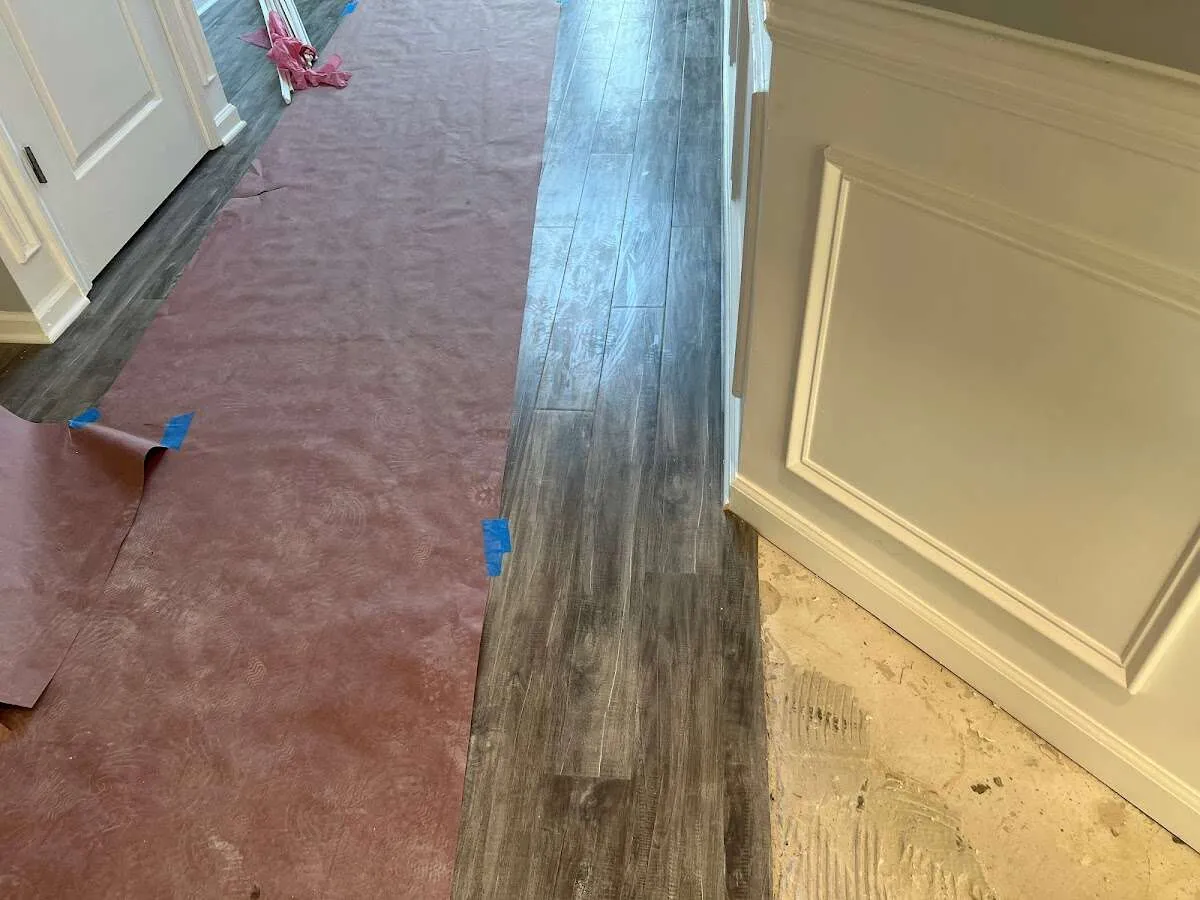 Completed marble shower restoration in Cinco Ranch